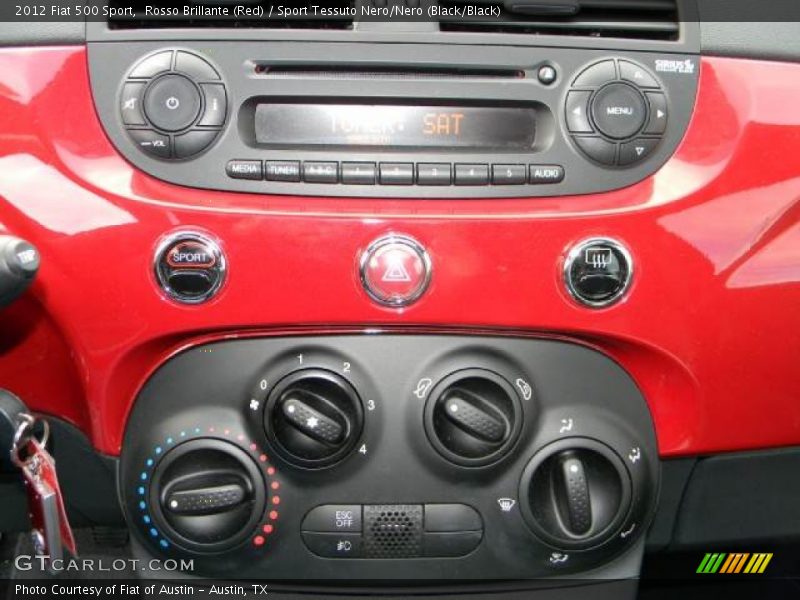 Controls of 2012 500 Sport