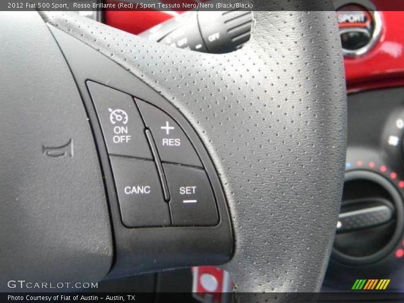 Controls of 2012 500 Sport