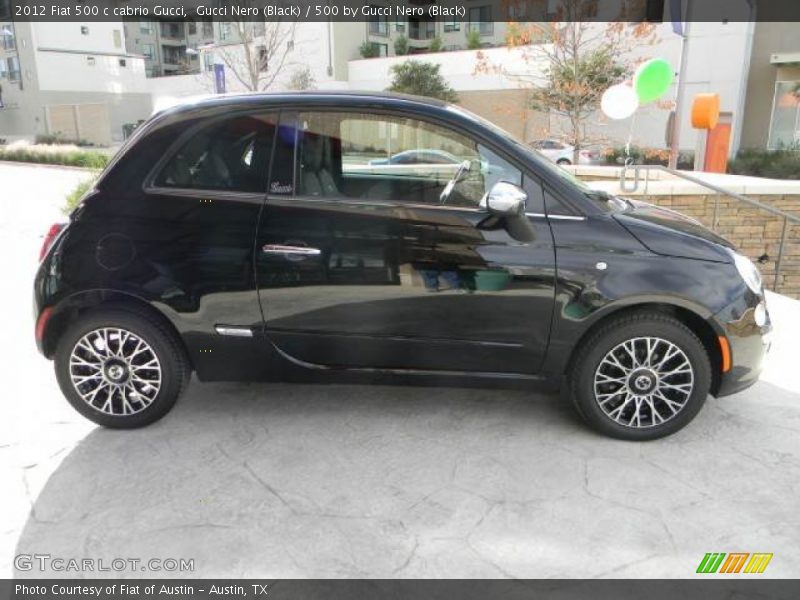 Gucci Nero (Black) / 500 by Gucci Nero (Black) 2012 Fiat 500 c cabrio Gucci