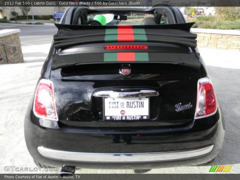 Gucci Nero (Black) / 500 by Gucci Nero (Black) 2012 Fiat 500 c cabrio Gucci