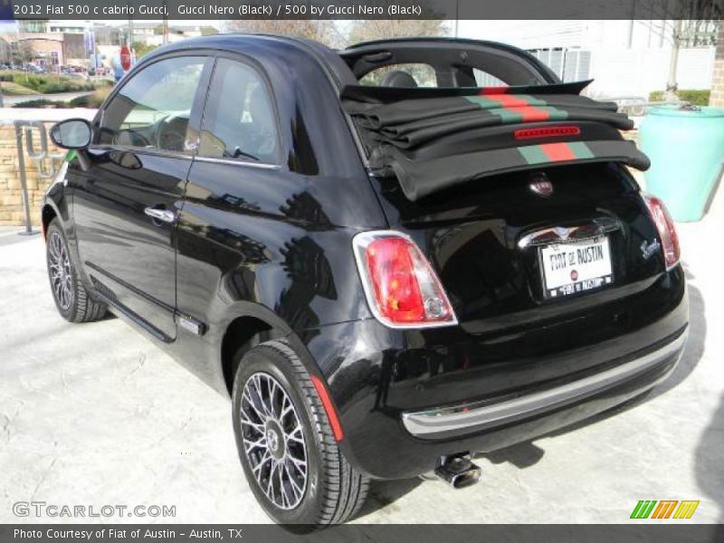 Gucci Nero (Black) / 500 by Gucci Nero (Black) 2012 Fiat 500 c cabrio Gucci