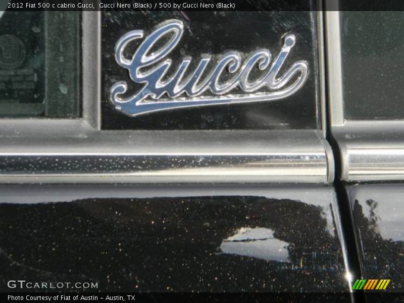 Gucci logo - 2012 Fiat 500 c cabrio Gucci