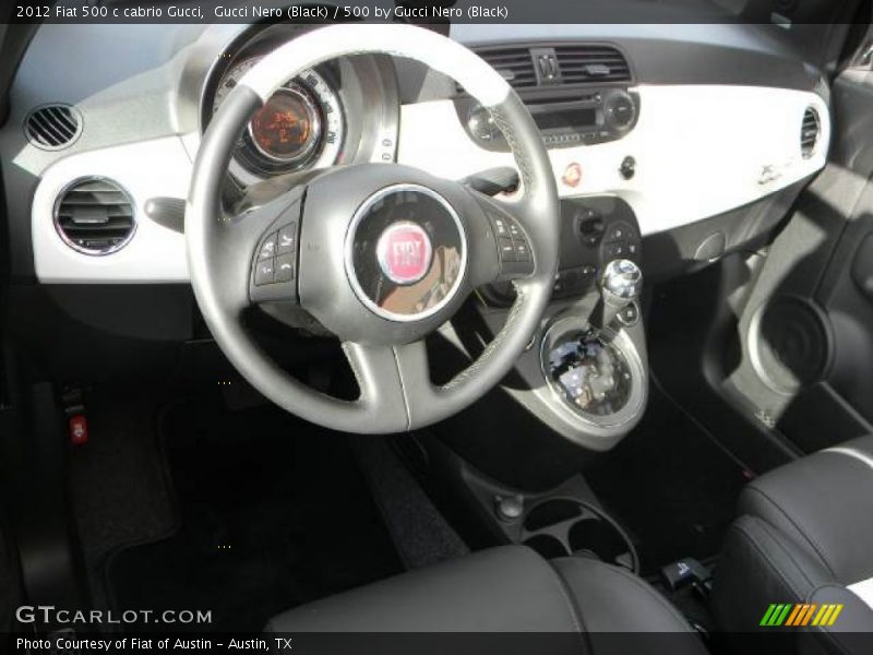 Dashboard of 2012 500 c cabrio Gucci