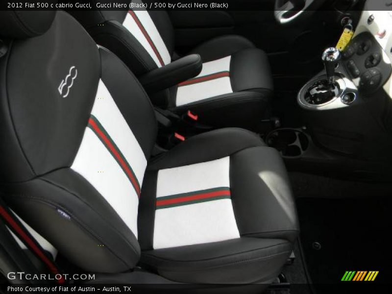  2012 500 c cabrio Gucci 500 by Gucci Nero (Black) Interior