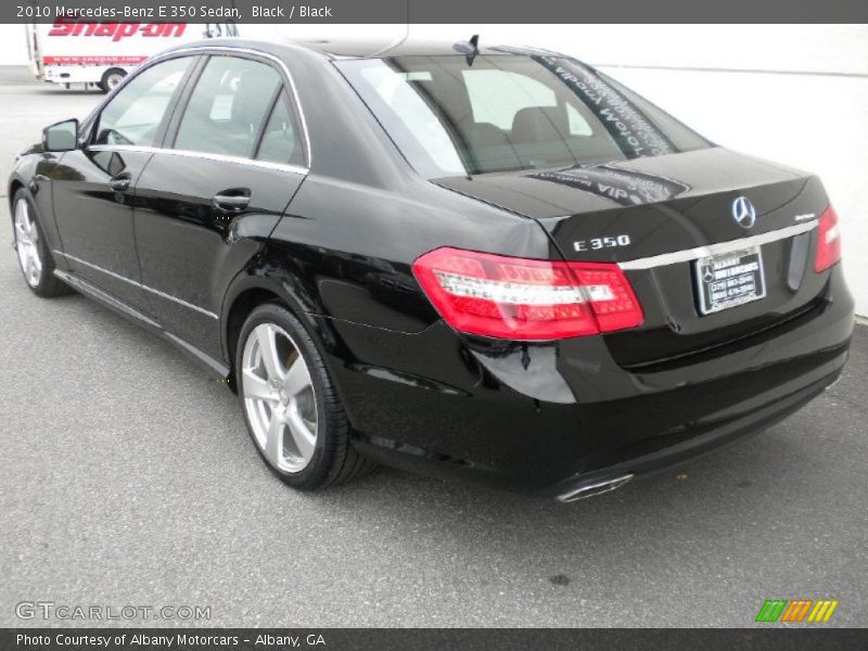 Black / Black 2010 Mercedes-Benz E 350 Sedan