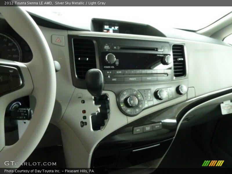 Silver Sky Metallic / Light Gray 2012 Toyota Sienna LE AWD