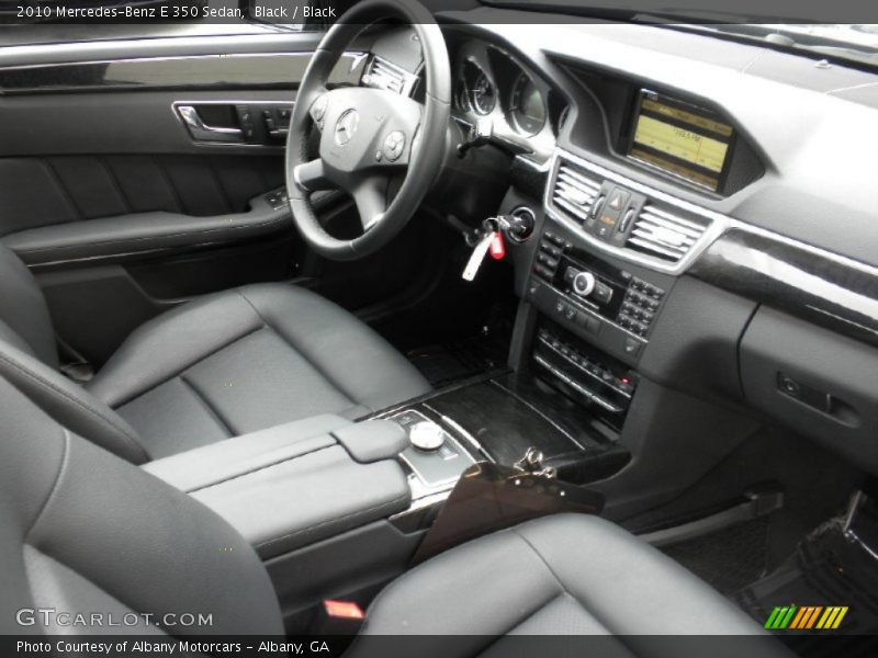 Black / Black 2010 Mercedes-Benz E 350 Sedan