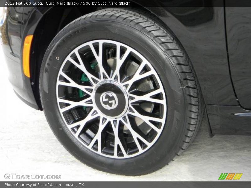 Black Gucci Wheel - 2012 Fiat 500 Gucci