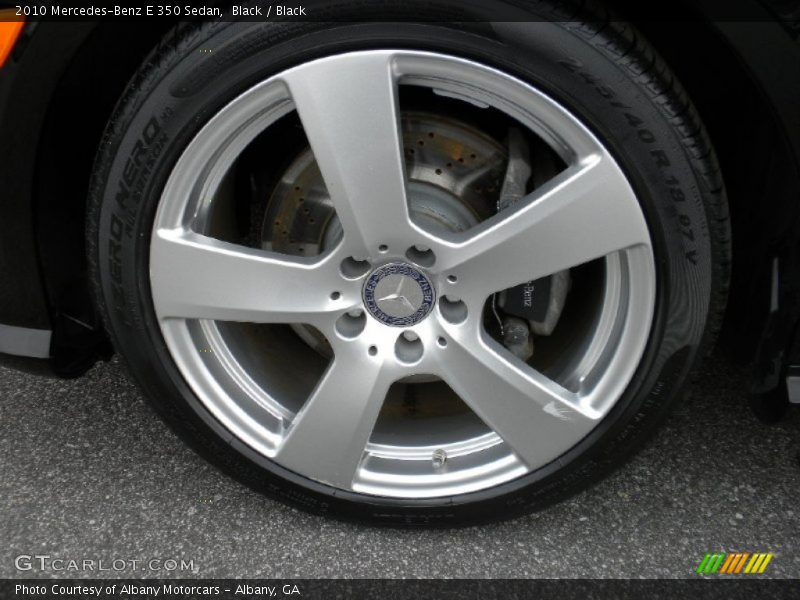 Black / Black 2010 Mercedes-Benz E 350 Sedan