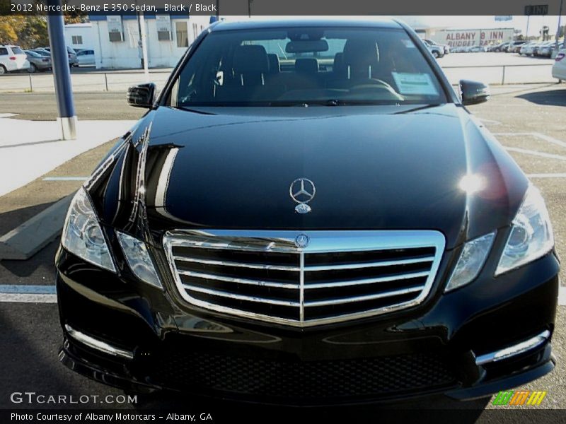 Black / Black 2012 Mercedes-Benz E 350 Sedan