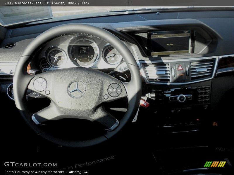 Black / Black 2012 Mercedes-Benz E 350 Sedan