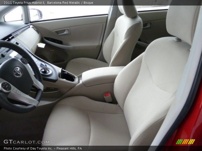 Barcelona Red Metallic / Bisque 2011 Toyota Prius Hybrid II