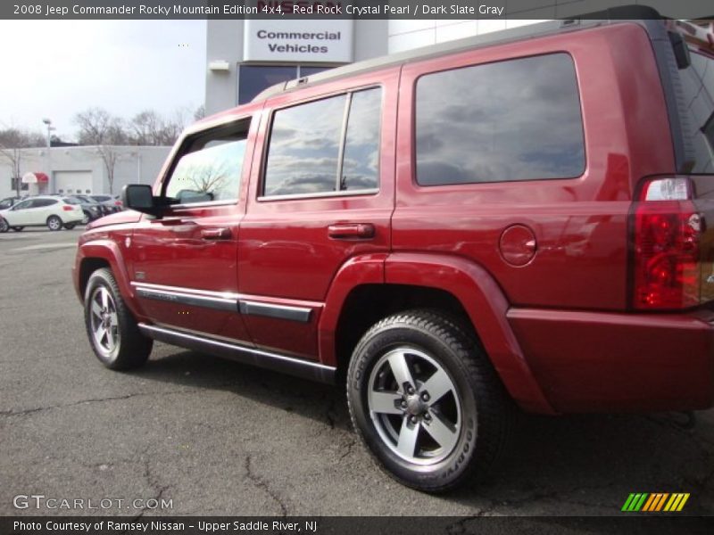 Red Rock Crystal Pearl / Dark Slate Gray 2008 Jeep Commander Rocky Mountain Edition 4x4