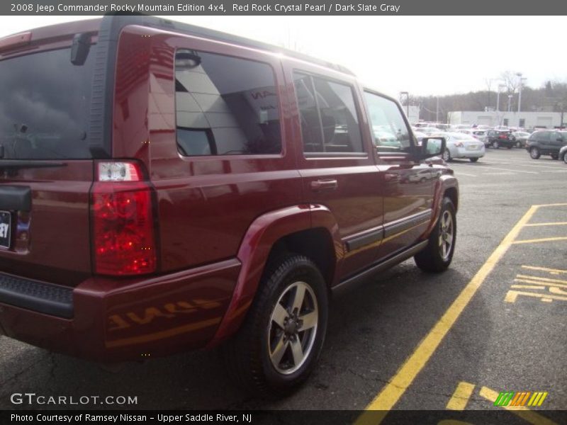 Red Rock Crystal Pearl / Dark Slate Gray 2008 Jeep Commander Rocky Mountain Edition 4x4
