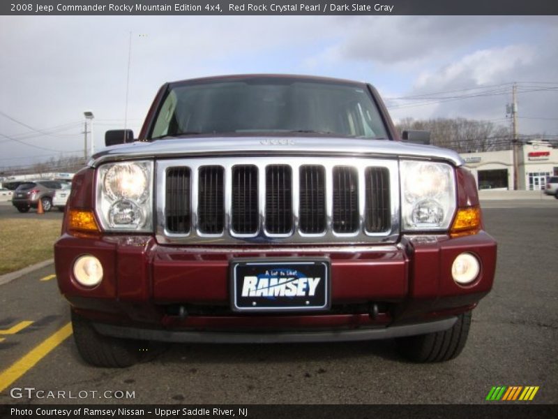 Red Rock Crystal Pearl / Dark Slate Gray 2008 Jeep Commander Rocky Mountain Edition 4x4