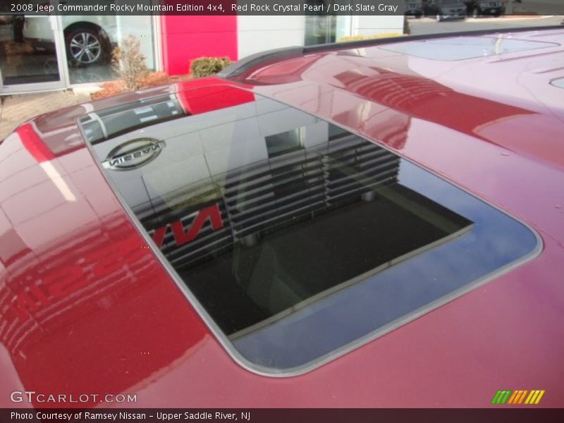 Red Rock Crystal Pearl / Dark Slate Gray 2008 Jeep Commander Rocky Mountain Edition 4x4