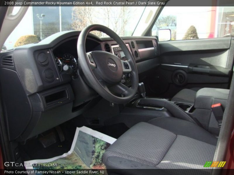 Red Rock Crystal Pearl / Dark Slate Gray 2008 Jeep Commander Rocky Mountain Edition 4x4