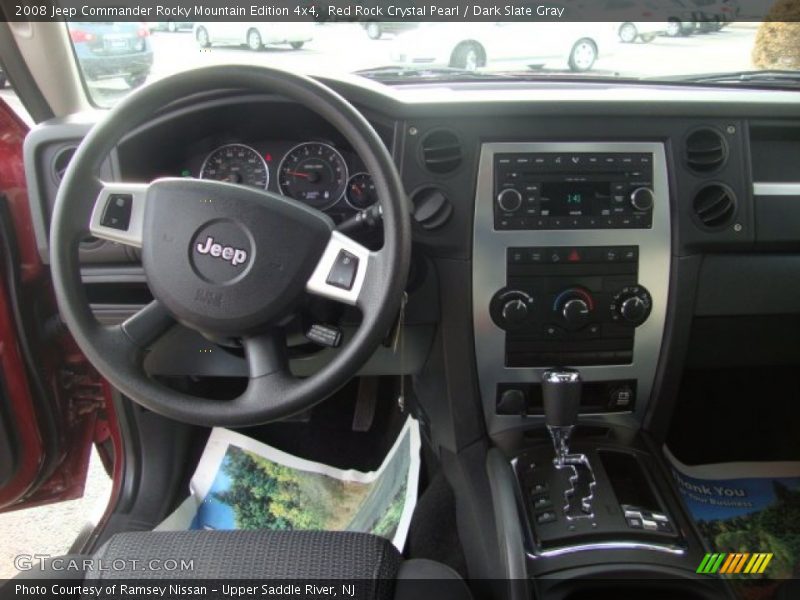 Red Rock Crystal Pearl / Dark Slate Gray 2008 Jeep Commander Rocky Mountain Edition 4x4