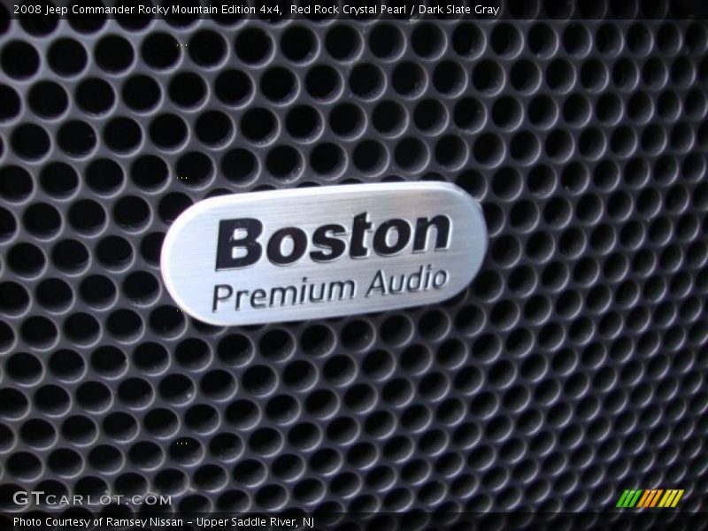 Red Rock Crystal Pearl / Dark Slate Gray 2008 Jeep Commander Rocky Mountain Edition 4x4