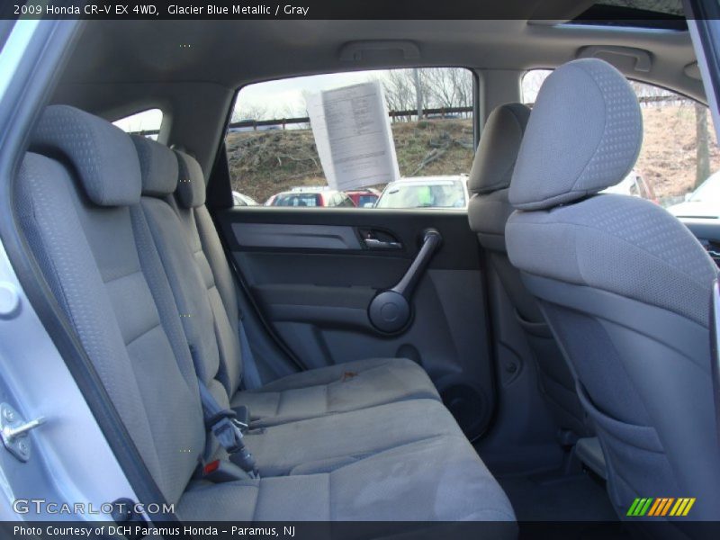 Glacier Blue Metallic / Gray 2009 Honda CR-V EX 4WD