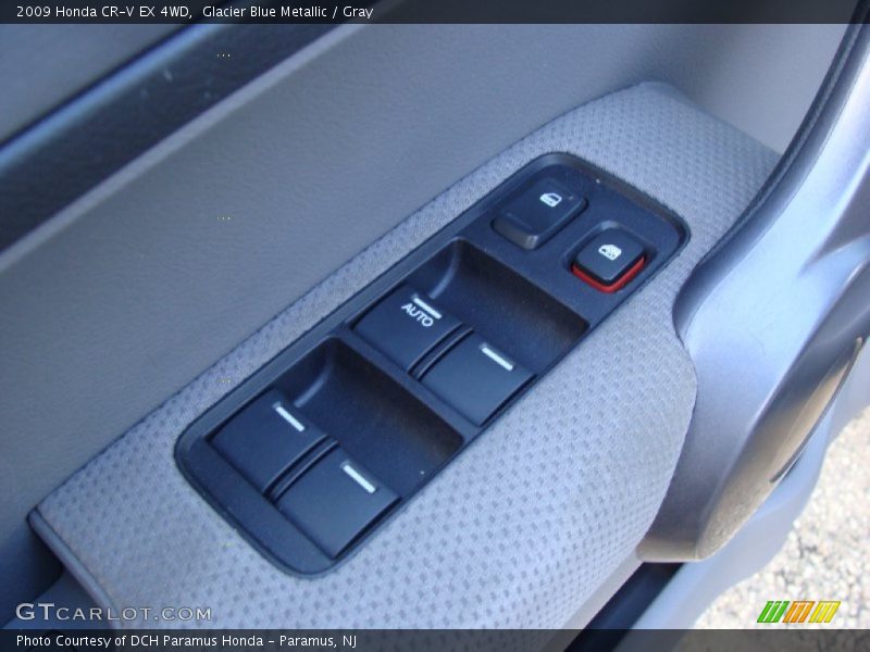Glacier Blue Metallic / Gray 2009 Honda CR-V EX 4WD