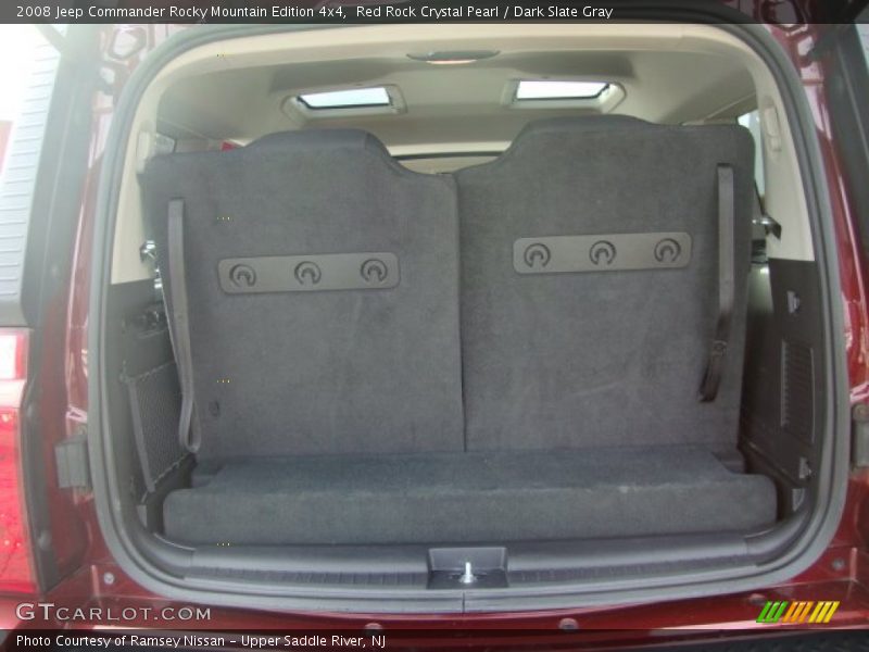 Red Rock Crystal Pearl / Dark Slate Gray 2008 Jeep Commander Rocky Mountain Edition 4x4