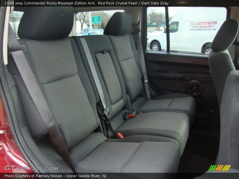 Red Rock Crystal Pearl / Dark Slate Gray 2008 Jeep Commander Rocky Mountain Edition 4x4