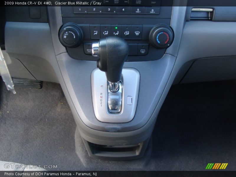 Glacier Blue Metallic / Gray 2009 Honda CR-V EX 4WD