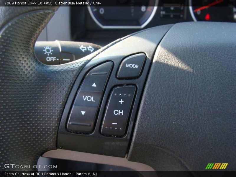 Glacier Blue Metallic / Gray 2009 Honda CR-V EX 4WD