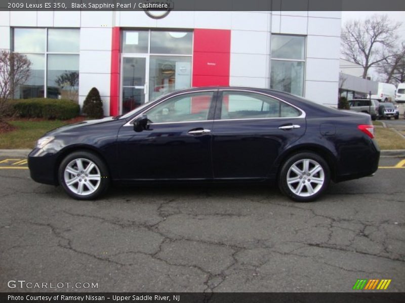 Black Sapphire Pearl / Cashmere 2009 Lexus ES 350