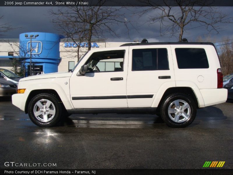 Stone White / Khaki 2006 Jeep Commander 4x4