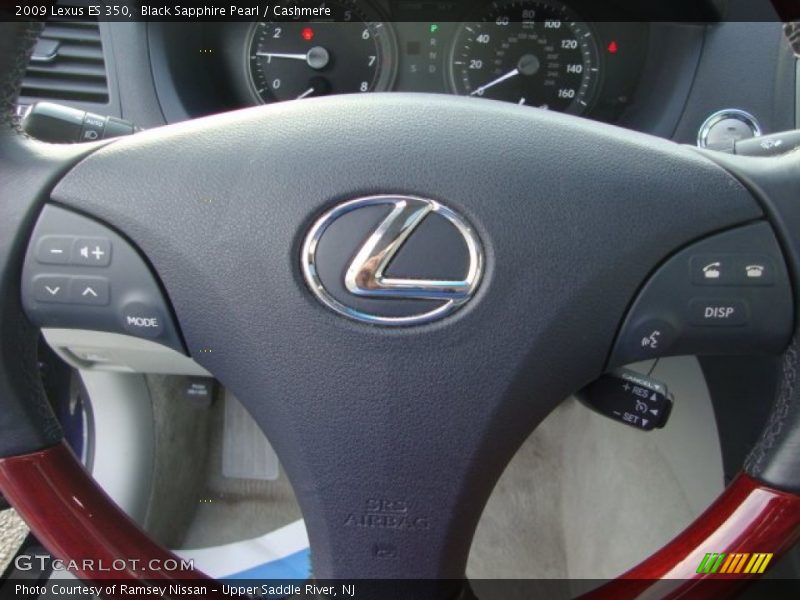 Black Sapphire Pearl / Cashmere 2009 Lexus ES 350