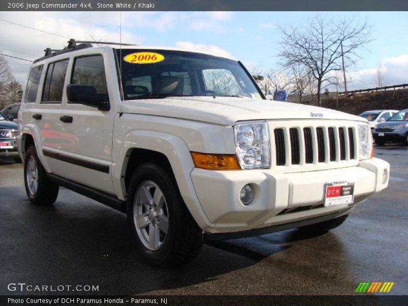 Stone White / Khaki 2006 Jeep Commander 4x4