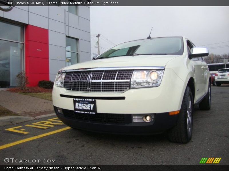 Creme Brulee Metallic / Medium Light Stone 2008 Lincoln MKX AWD