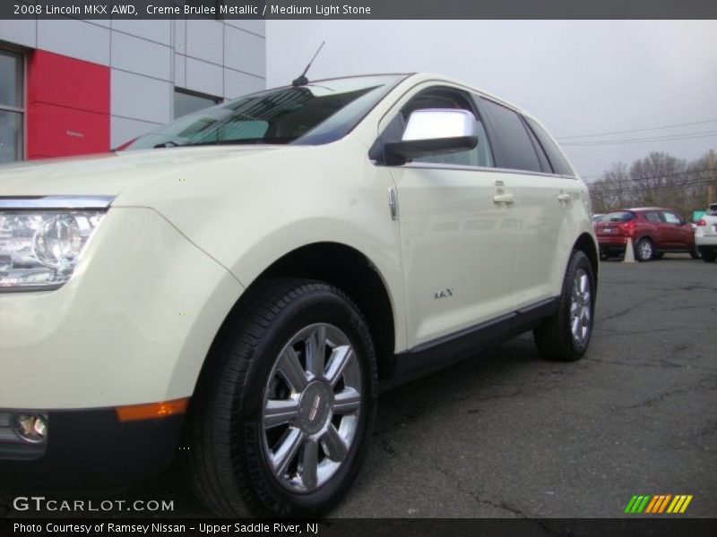 Creme Brulee Metallic / Medium Light Stone 2008 Lincoln MKX AWD