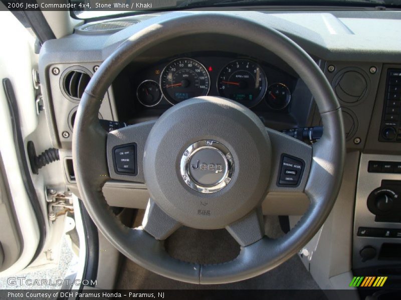 Stone White / Khaki 2006 Jeep Commander 4x4