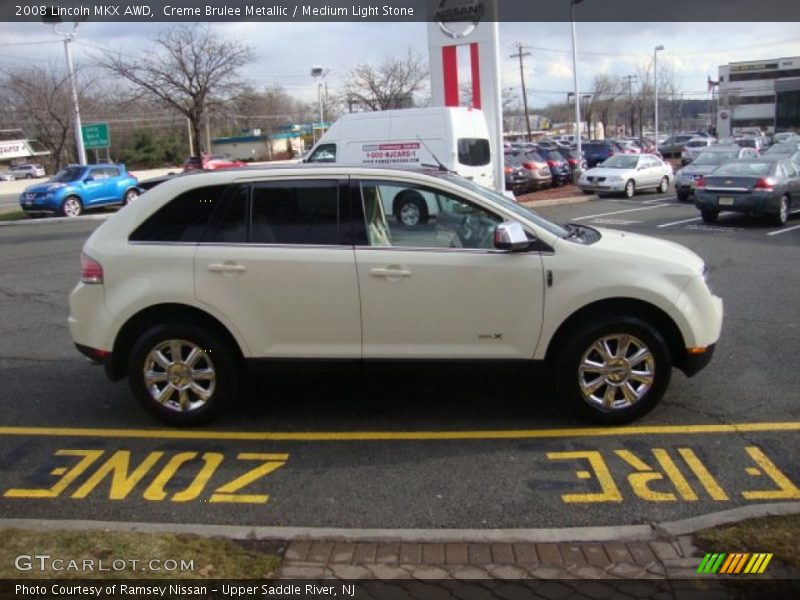 Creme Brulee Metallic / Medium Light Stone 2008 Lincoln MKX AWD