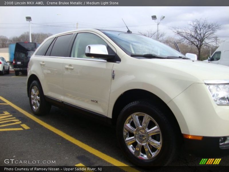 Creme Brulee Metallic / Medium Light Stone 2008 Lincoln MKX AWD