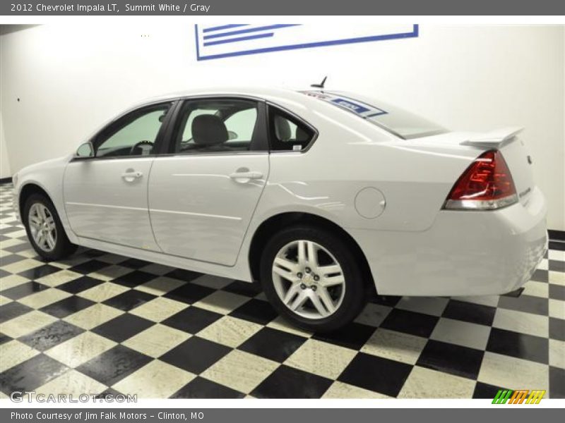 Summit White / Gray 2012 Chevrolet Impala LT