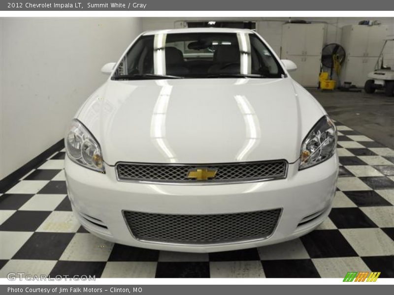 Summit White / Gray 2012 Chevrolet Impala LT