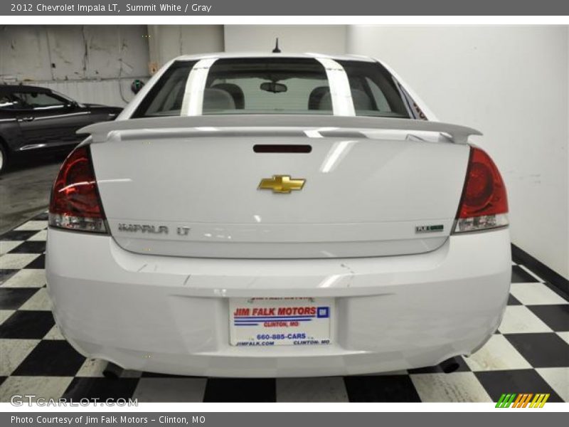 Summit White / Gray 2012 Chevrolet Impala LT