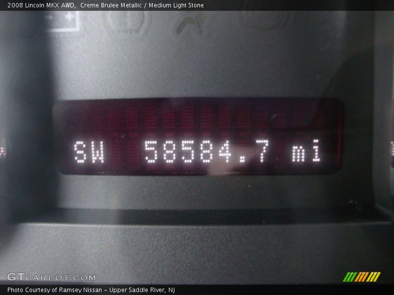 Creme Brulee Metallic / Medium Light Stone 2008 Lincoln MKX AWD