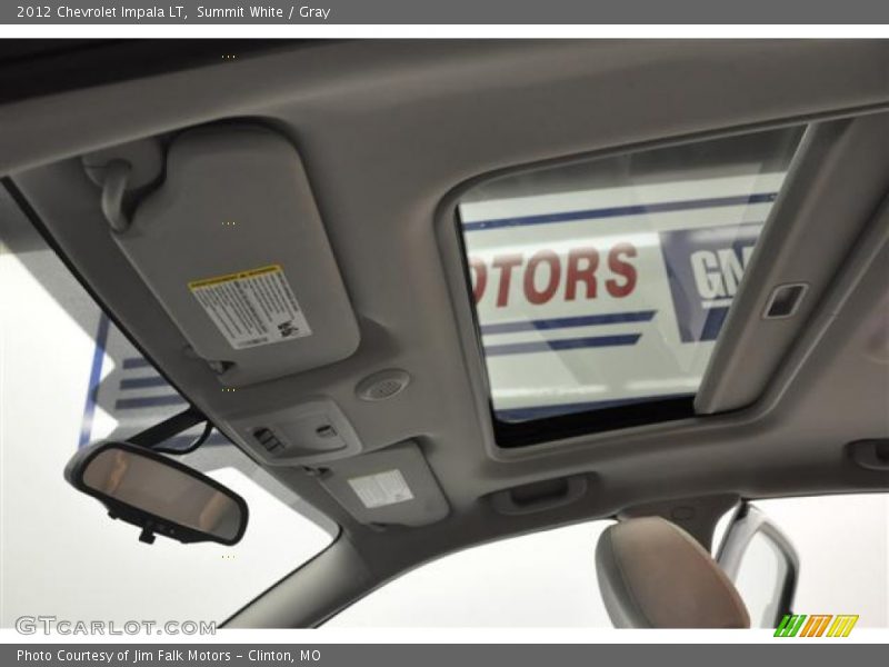 Summit White / Gray 2012 Chevrolet Impala LT