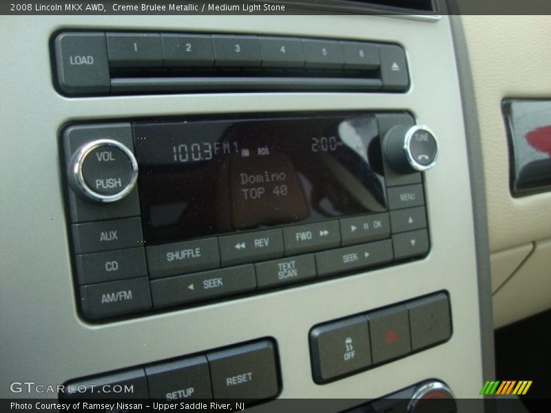 Creme Brulee Metallic / Medium Light Stone 2008 Lincoln MKX AWD