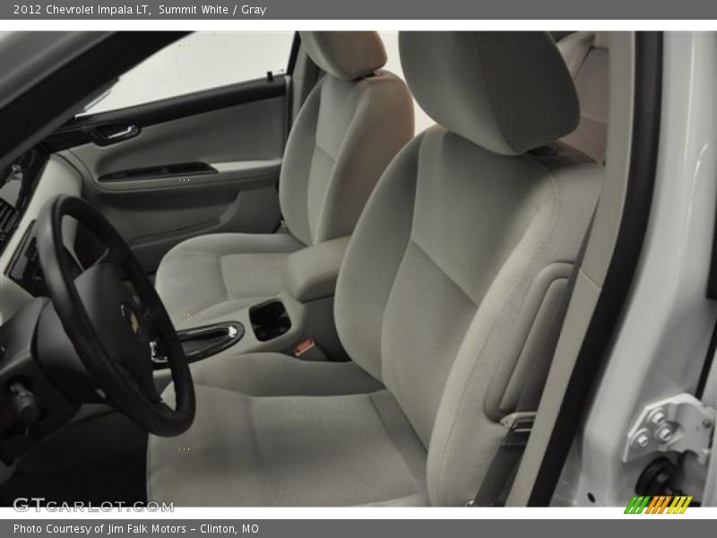 Summit White / Gray 2012 Chevrolet Impala LT