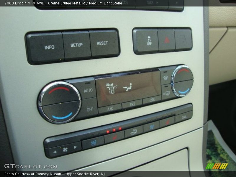 Creme Brulee Metallic / Medium Light Stone 2008 Lincoln MKX AWD