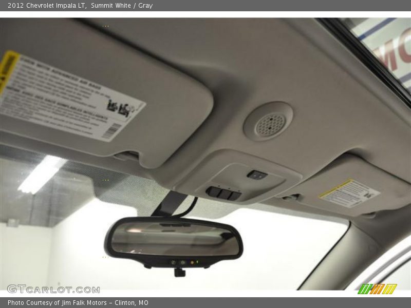 Summit White / Gray 2012 Chevrolet Impala LT