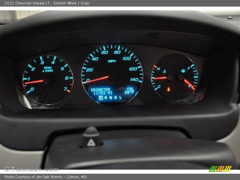  2012 Impala LT LT Gauges