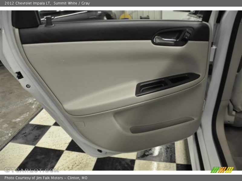 Summit White / Gray 2012 Chevrolet Impala LT