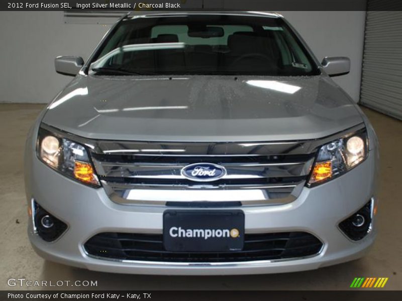 Ingot Silver Metallic / Charcoal Black 2012 Ford Fusion SEL